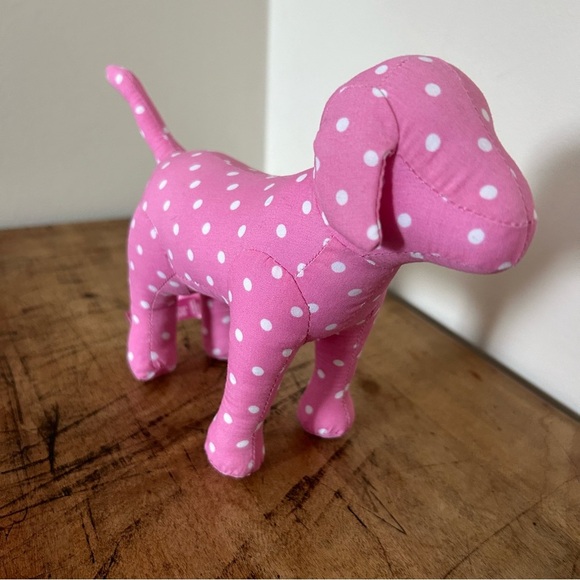 PINK Victoria's Secret Decor Lot of 3 Stuffed Animal Toys Plush Dog Puppy - Picture 10 of 10